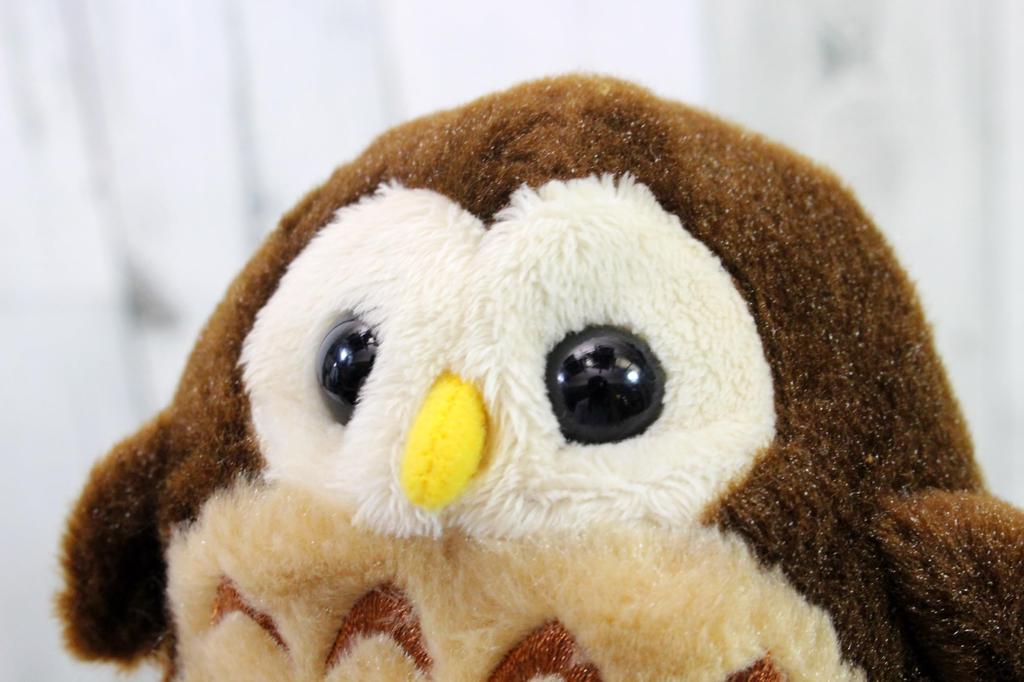 Takeoff Lucky Owl Plush Toy, Small, Brown