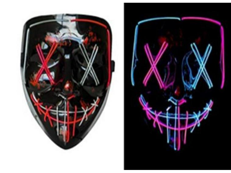 EL Luminous Funny Halloween Mask - Hot Selling Style
