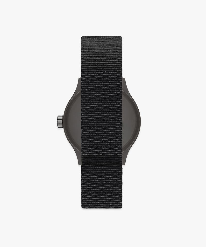 Taimaegseu Mk1 All-Black Military Grosgrain Tool Watch 36Mm