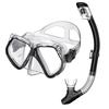 Schnorchelmaske mit Trockenschnorchel, Auslaufsichere Anti-Beschlag Panoramische Tauchmaske & Schnorchel Set, Wasserdichte Schnorchelausrüstung für Erwachsene
