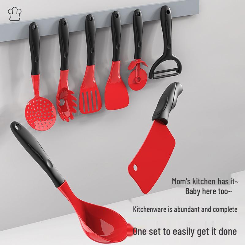 Kids' Pretend Play Kitchen and Fruit Cutting Toy Set