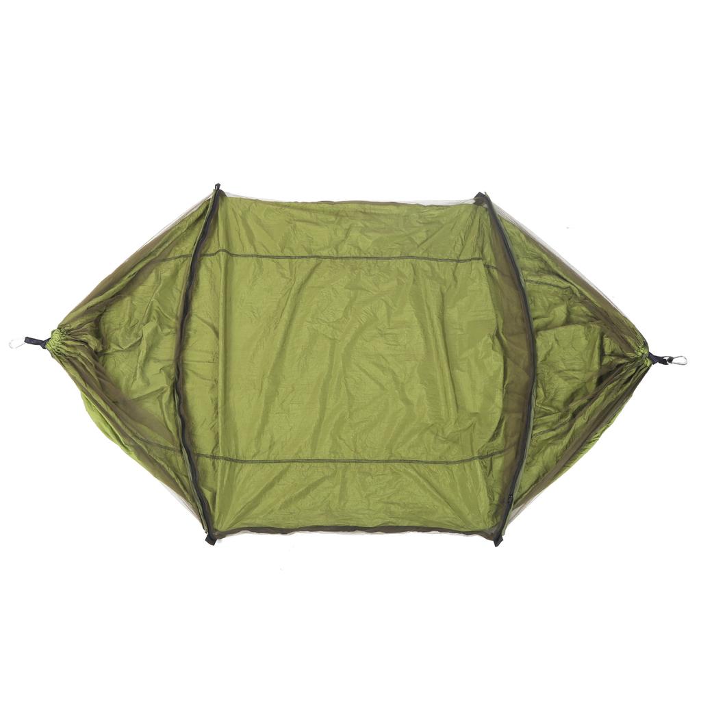Single Person Super Light Automatic Quick Opening Removable Hammock with Mosquito NetMilitary Green
