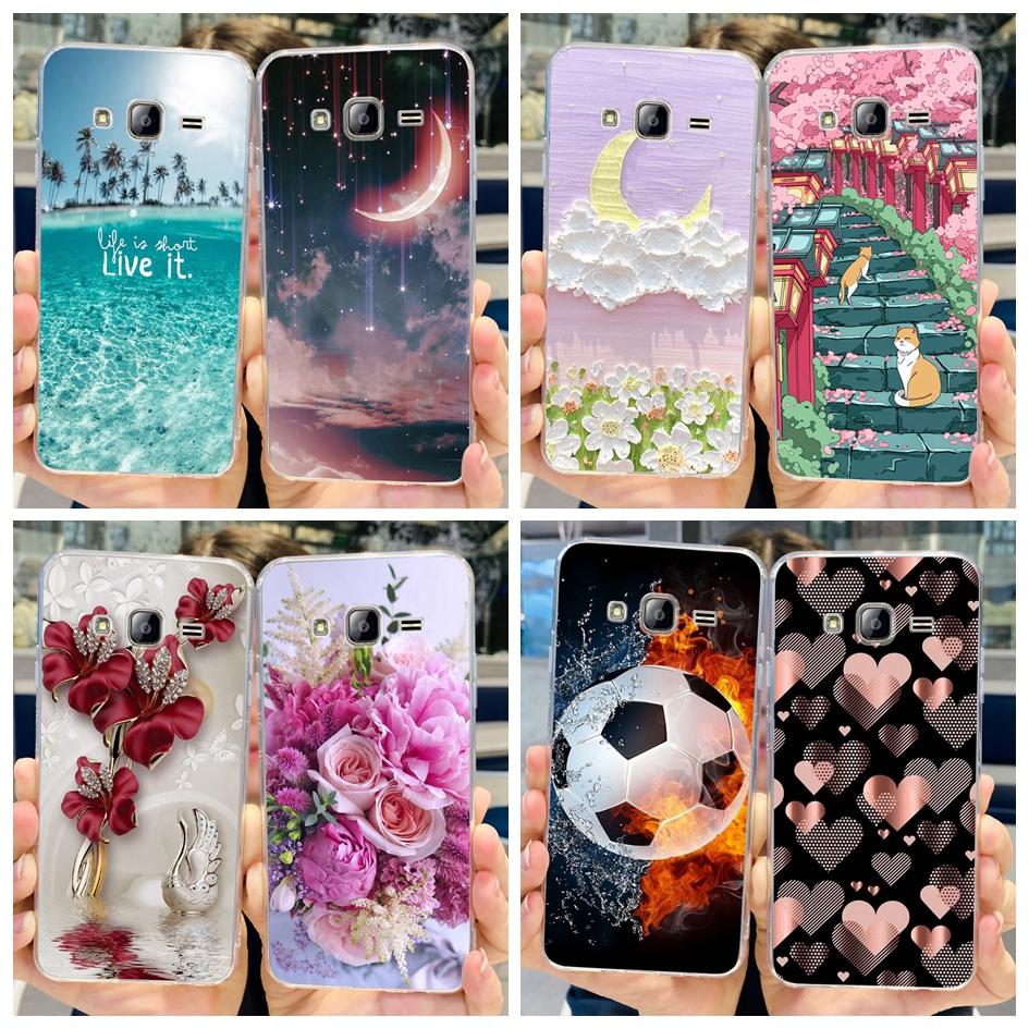For Samsung Galaxy Grand Prime Case G530 G530H G531 G531H G531F SM-G531F Clear Cover Fashion Flower Soft TPU Silicone Phone Case