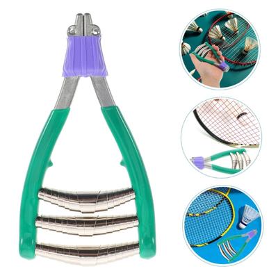 Tennis Racket String Machine Hand Pulled Starting Clamp 3 Spring Clamping Tool for Racquet Squash Badminton Racket