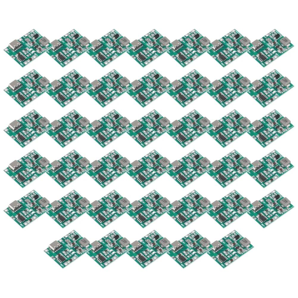 5-50pcs Type-C TP4056 5V 2A Li-ion 18650 Lithium Battery Charger Module DC-DC Charger Discharge Power Board Step Up Boost Module