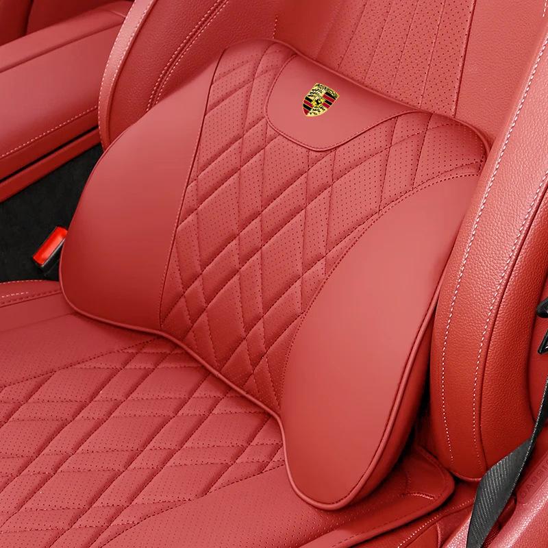 Porsche Cayenne, Macan, Panamera, 911/718 Car Headrest & Lumbar Support Cushions