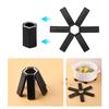 Heat Insulation Pad Temperature Resistant Space-saving Burrs-free Non-Slip Heat-Insulating Placemat for Kitchen