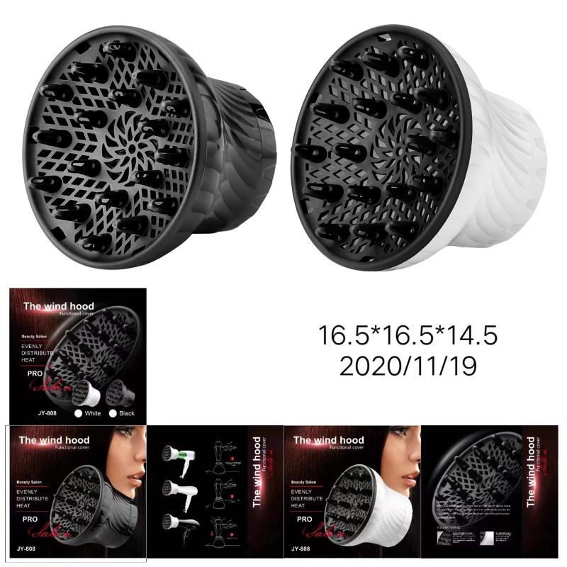 Universal Hair Diffuser Hair Dryer Diffuser Attachment for Curly and Natural Wavy Hair Professional Blow Dryer Diffuser