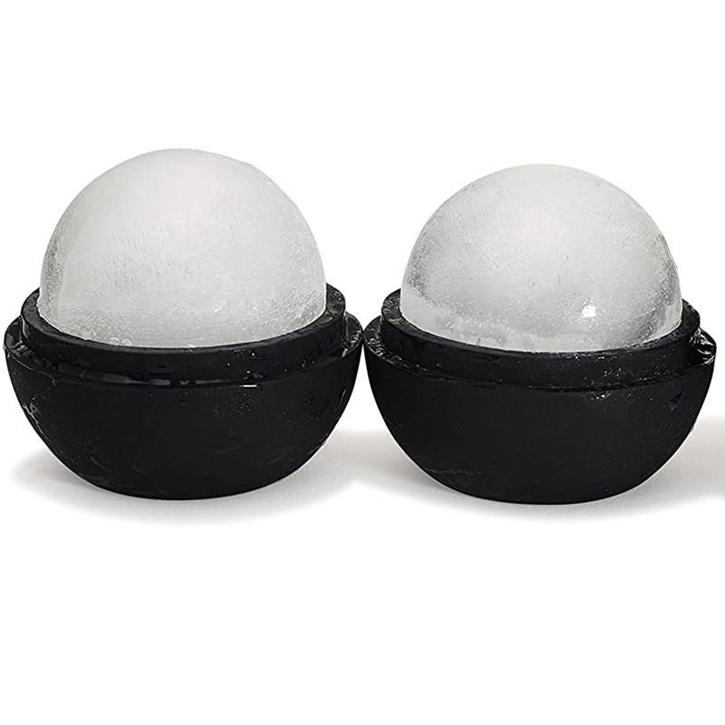 Hot Bar Round Silicone Mold Household Whiskey Ice Tray With Lid Large Spherical
