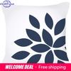 Pillowcase Navy Blue Geometric Pattern Decorative Home