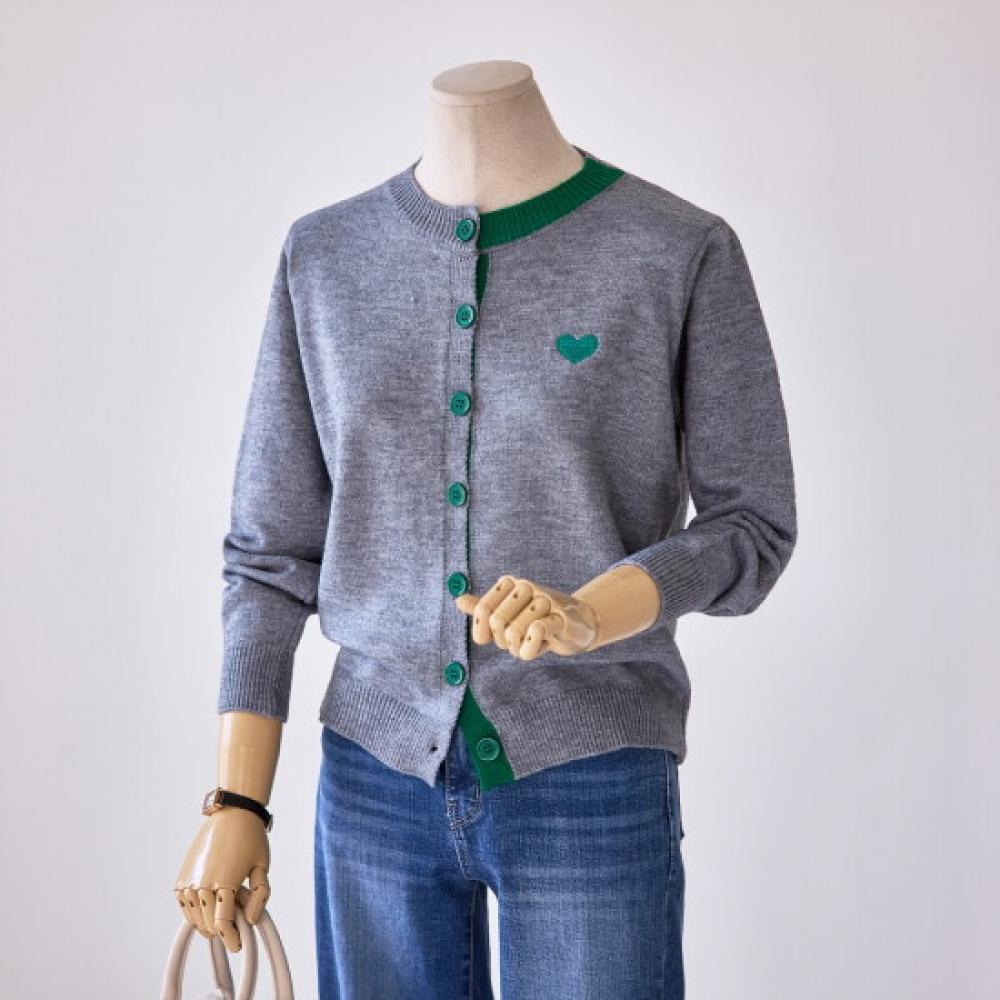 Customable Heart Embroidery Cardigan T2503cd602a
