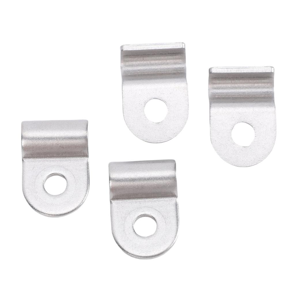 48pcs 3 16 Inch Stainless Steel Brake Fuel Line Clamps with Screws Replacement for Street Rod Truck