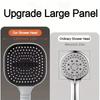 Large Panel Shower Head 3 Modes Adjustable High Pressure Water Massage Shower Head Water Saving Bathroom Accessories