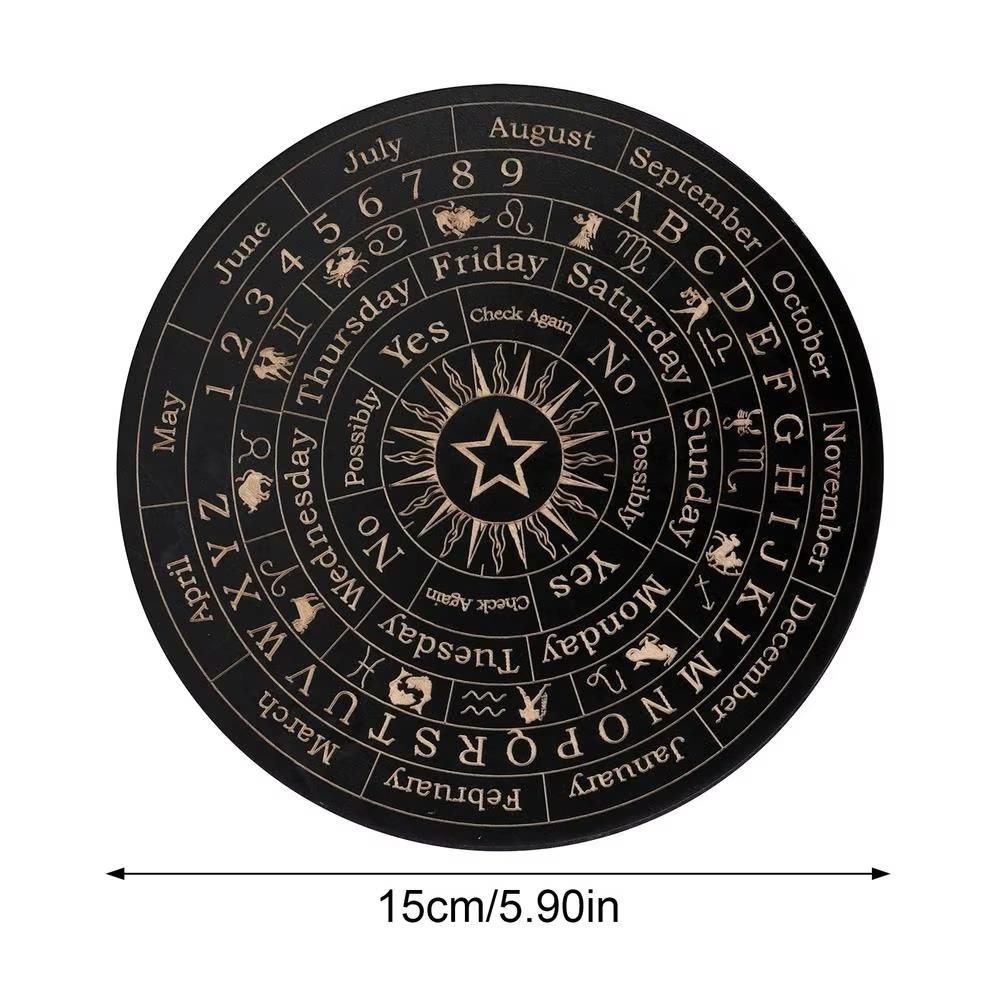 Decision Plate Star Pendulum Board Magics Meditation Message Board New Dowsing Divination Board