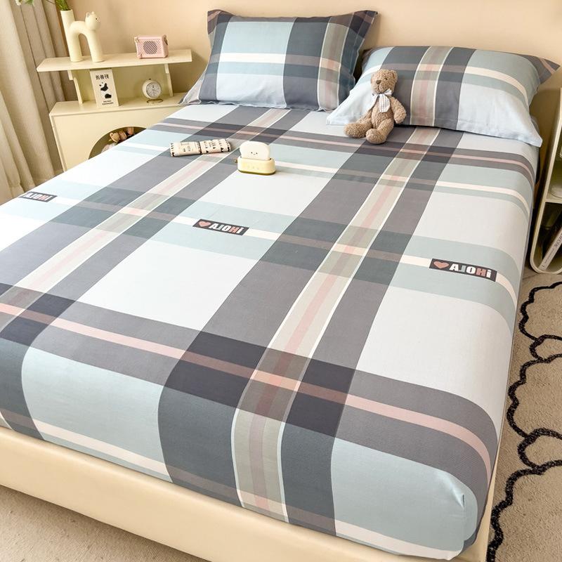 Cotton Printed Mattress, Simmons Mattress Protective Cover, Pure Cotton Lazy Bedspread Pillowcase