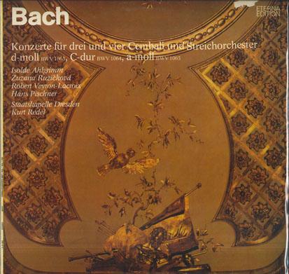

LP Record KURT REDEL STAATSKAPELLE DRESDEN J S Bach Konzerte Fur Drei Und Vier 826902 ETERNA 1977 Germany Classical Used