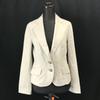 Japan LAUTREAMONT Blazer Jacke Damen M Hellgrau Made in Japan(GEBRAUCHT)