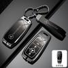 RPO5   Leather Car Key Case Fob for Mercedes Benz A B C S Class AMG GLA CLA GLC W176 W221 W204 W205 Suede Car Key Cover Bag