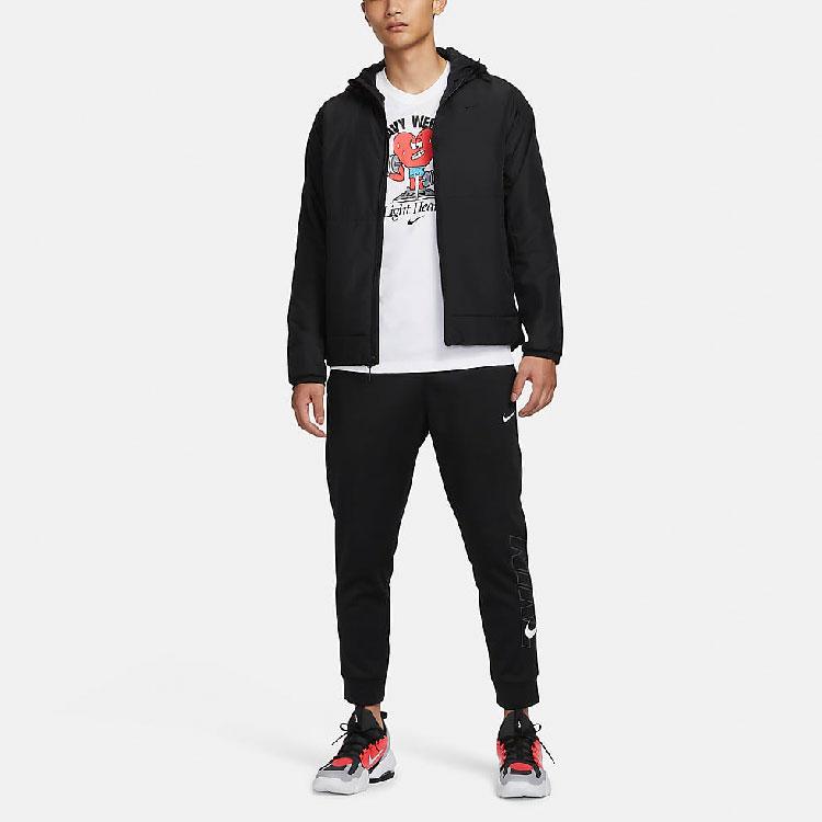 Nike Unlimited Therma-FIT Solid Casual Hooded Long Sleeve Jacket Men Jackets Black FB7545-010