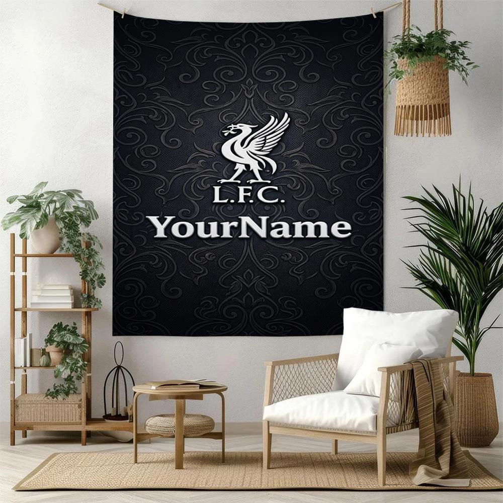Liverpool Custom Your Name Wall Decor Tapestry Art For Pet Memorial Birthdaywedding Party Backdrop Family Gift
