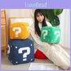 Mark Mario Question Box Plush Toy Cartoon Stuffed Doll Room Sofa Decoration Gift