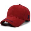 Enlarged Design Letter Embroidery Cap Versatile Sunshade Cap Trendy Face-Slimming Cap  Unisex