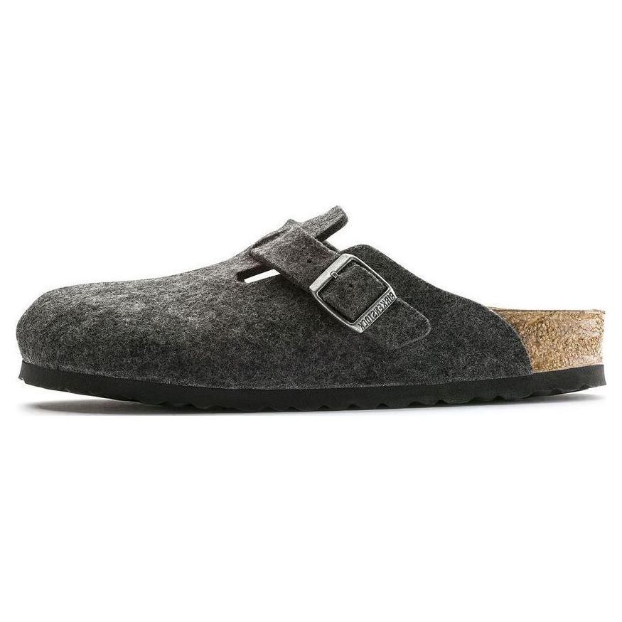 Birkenstock Soft Comfortable Thick Sole Breathable Open Toe Slippers Unisex slippers Slate-Gray 0160371 39