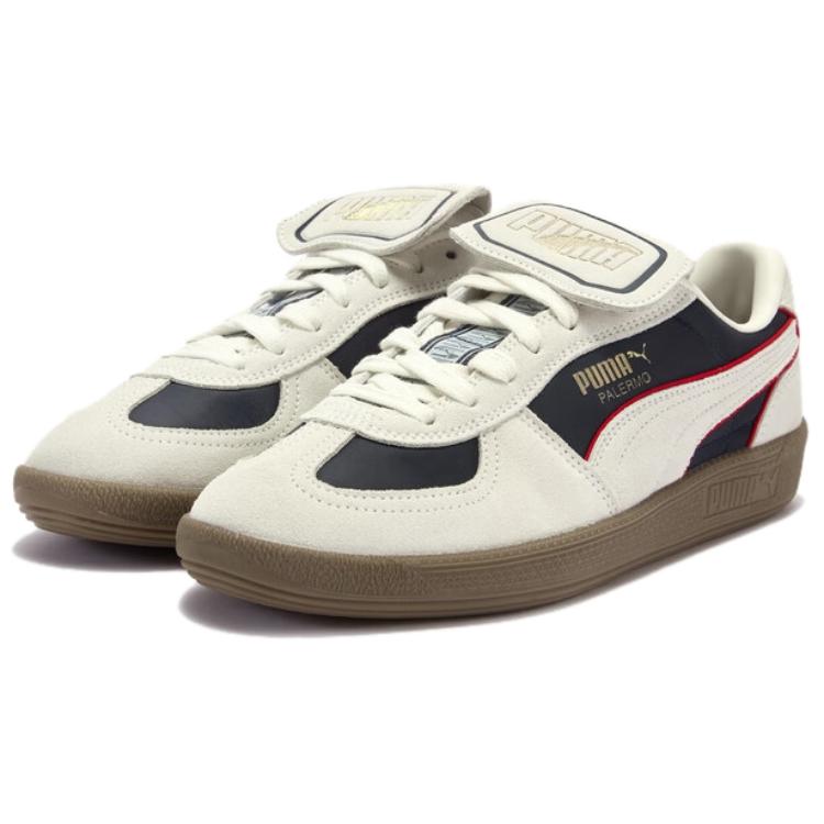 PUMA Unisex Blue White Palermo Premium Nl Low Top Sneakers 404836-03