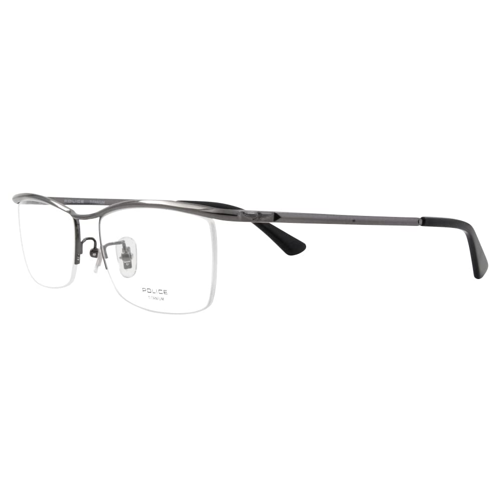 Police Eyeglasses Frame Sunglasses with Photochromic Lenses VPLG48J 0K59 55 xa Photochromic Brown Lenses [Police] Non-prescription