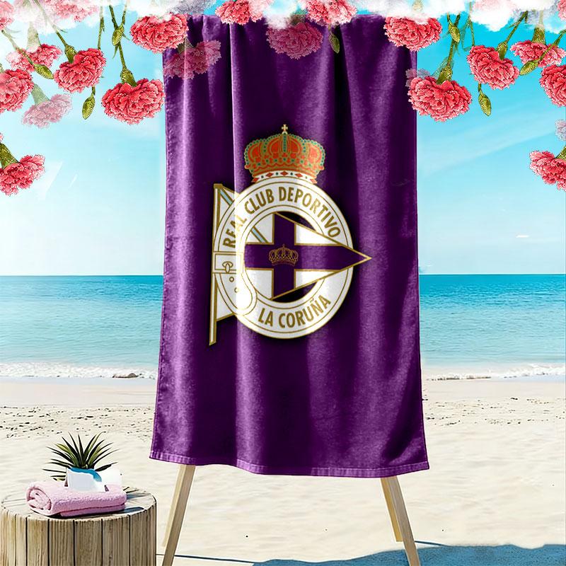 Deportivo logo Beach Towel, Large Soft Quick Dry Towel for Beach Camping Swimming
