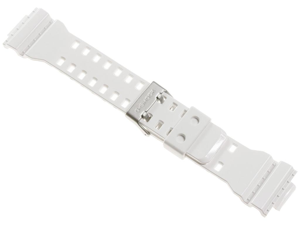 Casio 10347710 Genuine Factory Replacement White Rubber Watch Band Fits G-8900A-7 GA-100A-7A GR-8900A-7 GW-8900A-7