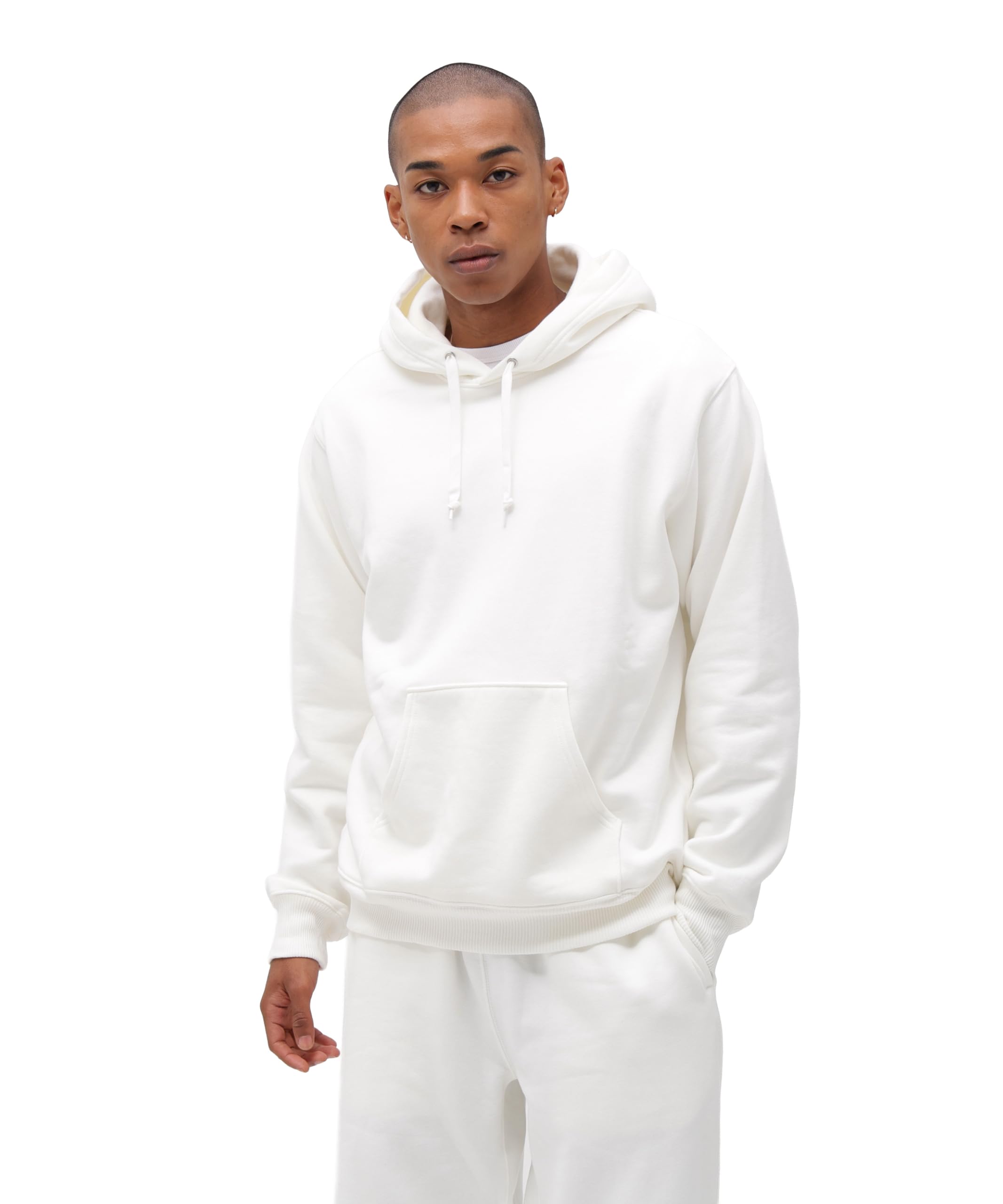 AVIREX DAILY PULLOVER SWEAT PARKA 783-3931004 men s L off white