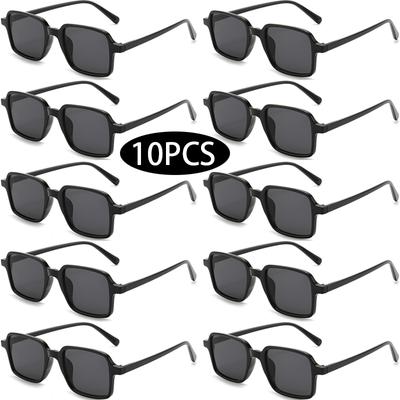 1/3/5/10PCS Luxury Rectangle Sunglasses Women Vintage Designer Square UV400 Shades Men Women Eyewear