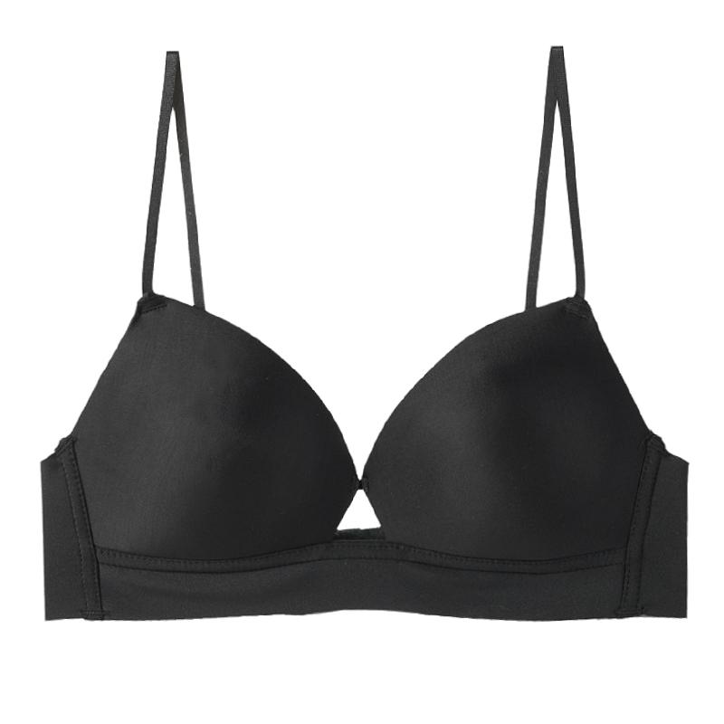 Bez kostic Nahý pocit Pohodlná a bezešvá podprsenka Spodní prádlo pro malá prsa Dámská tenká Nabraná Proti povislým prsům Podprsenky