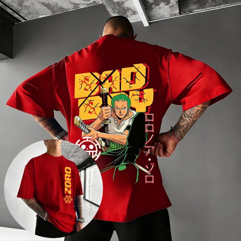 One Piece Zoro Anime T Shirt Men Women Cotton Short Sleeve Tee Summer 2026 Cartoon Graphic Tee Streetwear Casual Top Y2k Clothes