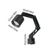 3 Color Modes Aquarium LED Light Adjustable Zoom Aquarium Plant Light  Desktop Fish Tank