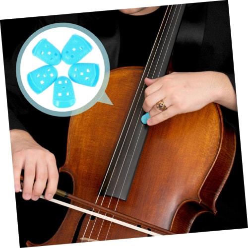 HYTROVE 25-Piece Guitar Silicone Finger Protectors, Lightweight and Portable, for Stringed Instruments