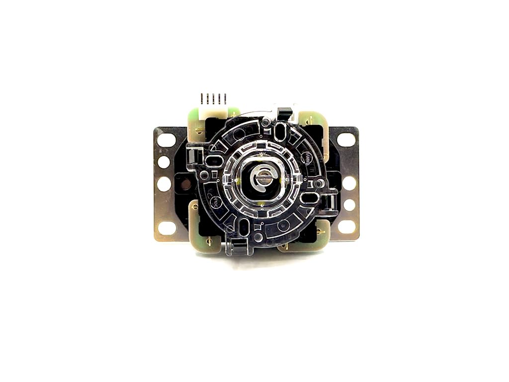 Sanwa Denshi [Latest Model] JLX2-TP-8YT-SK-K Joystick Lever (Black) / Flat Metal Plate / Lever Ball LB35-K (Black) Included / Shaft Cover Included