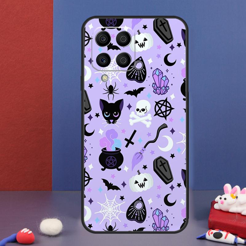 Witches Cat Moon Case For Samsung Galaxy M34 M14 M54 M13 M15 M36 M55 M35 M56 M16 M31 M11 M53 M12 M32 M52 M06