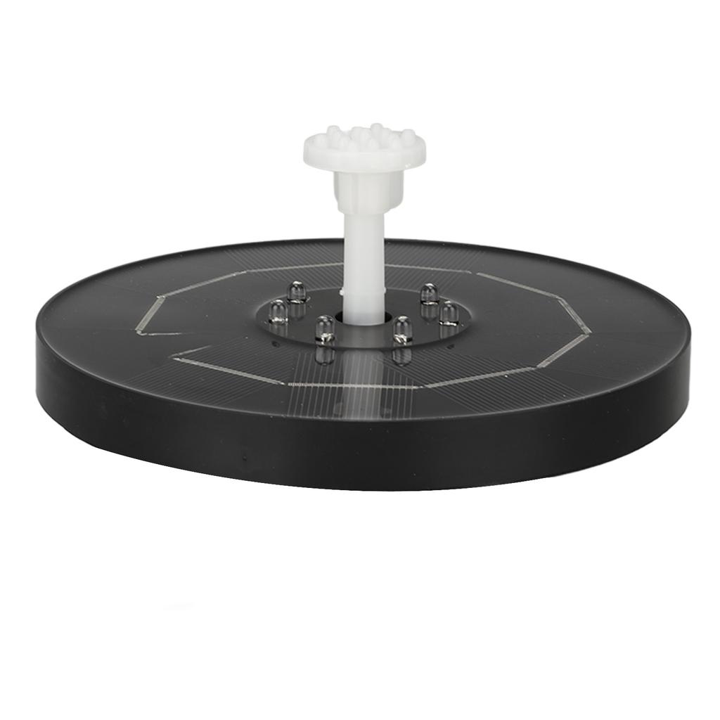 Solar Powered Bird Bath Fountain 3.5W RGB LED Solar Fountain Pump with Colorful LED Lights for Garden Small Pond