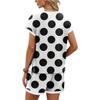 Women Casual Two Piece Set Short Sleeve Top and Shorts Lounge Wear with Pockets Lightweight Soft Fabric Relaxed Fit