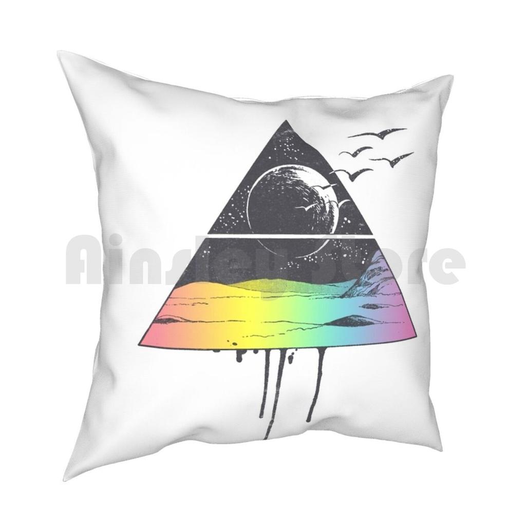 Breathe Pillow Case Printed Home Soft DIY Pillow Cover Bird Birds Sky Stars Music Colors Moon