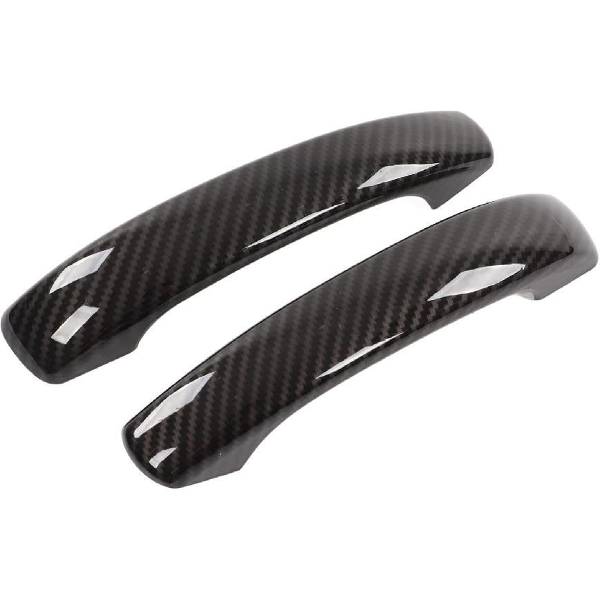 

Fydun Carbon Fiber Car Exterior Door Handle Cover Trim Car Styling Decoration Accessories for Smart Fortwo W451 2009‑2015