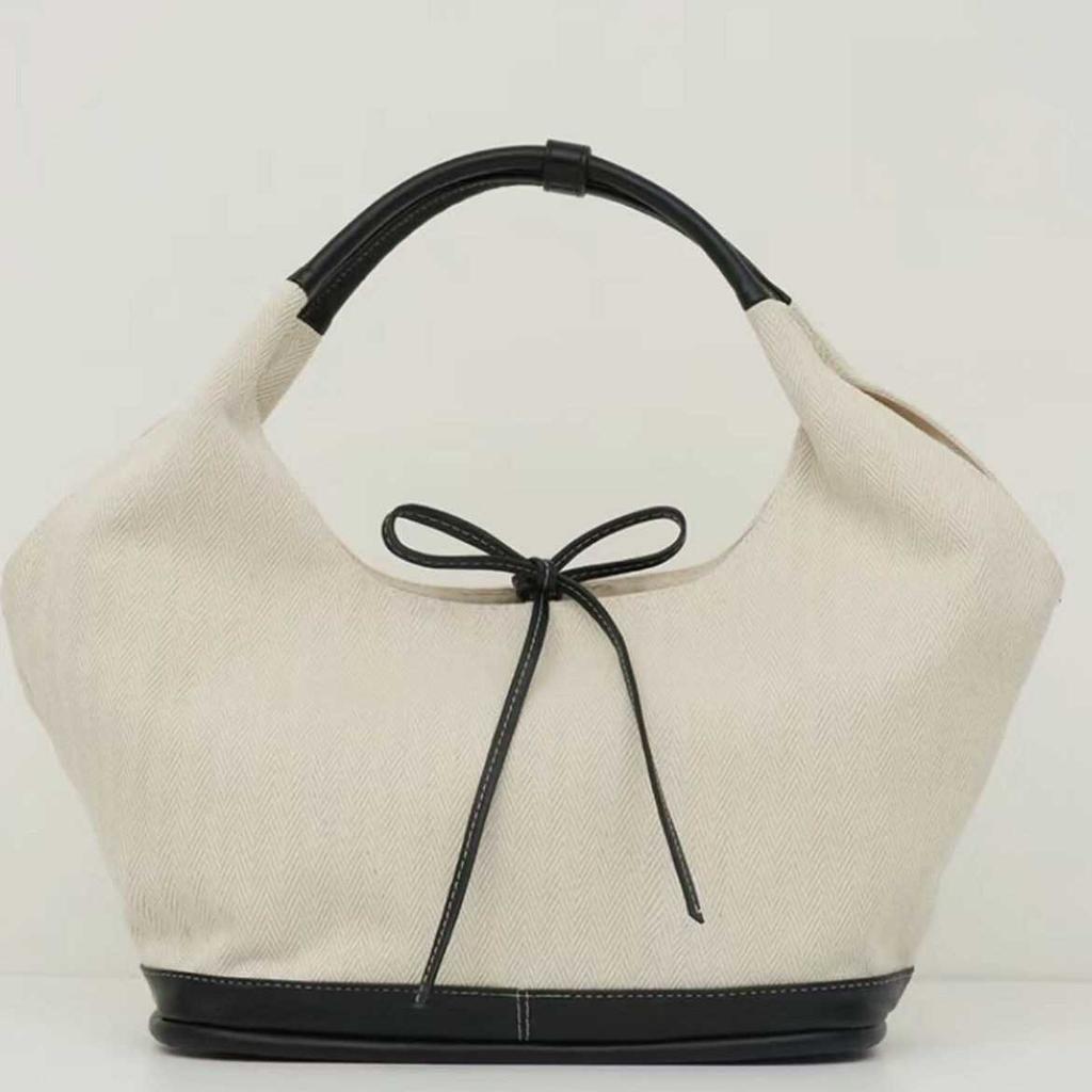 Canvas Tote Stylish Multifunction One-Shoulder Tote Cover Commuter Armpit Bag