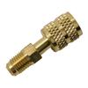 4PCS R410A Adapter Quick Couplers 5/16 SAE F To 1/4 SAE M and 5/16 SAE M To 1/4 SAE for Easy Refrigeration Access