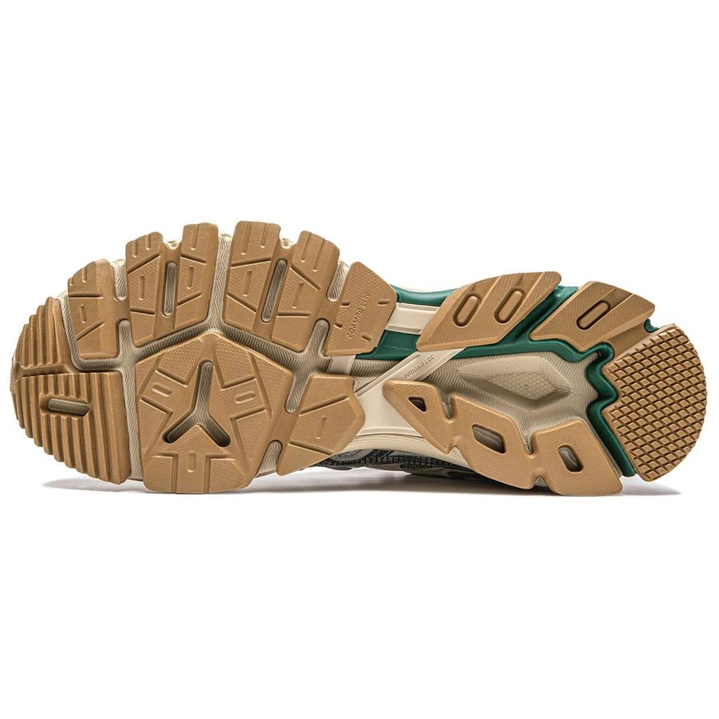 Li Ning Liejun Ace Comfortable Versatile Shock Absorbing Wear Resistant Low Top Running Shoes Men sneaker White Green AZGU077-1