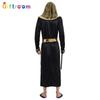 Halloween Masquerade Pharaoh Cleopatra Costume Adult Egyptian Priest Stage Performance Costume