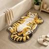 Anti-fouling Home Decor Carpet Easy to Clean Cartoon Carpet Soft Cat-Shaped Area Rug  Living Rooms