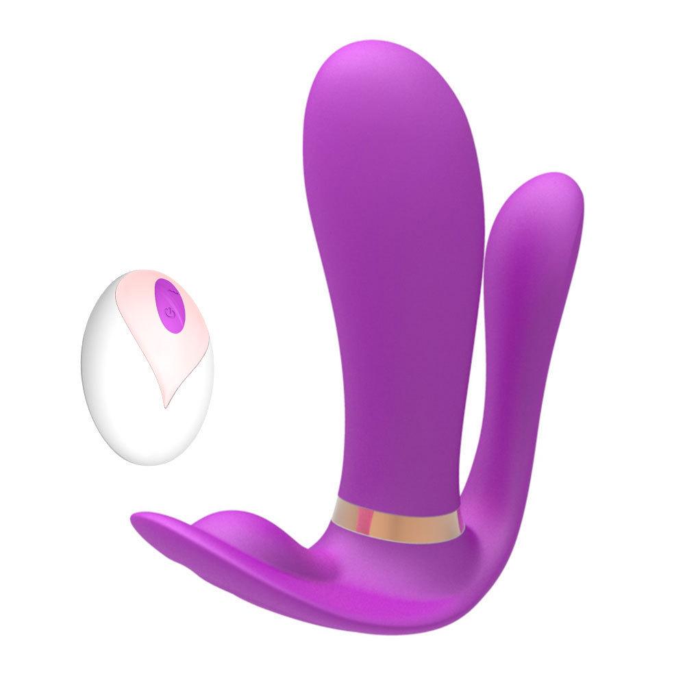 Wireless Remote-Control Wearable Vibrating G-Spot Heating Dildo for Women