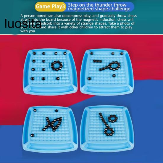Juego de ajedrez magnético, tablero de ajedrez portátil, emocionante experiencia de batalla, divertido juego de ajedrez para fiestas familiares y amigos